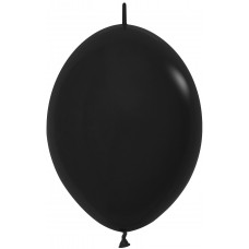 Линколун (12''/30 см) Черный (080), пастель, 50 шт.
