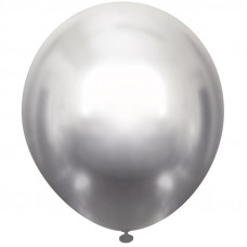 Шар (18''/46 см) Серебро (523), хром, 6 шт.