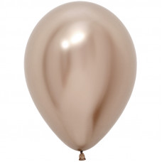 Шар (12''/30 см) Reflex, Зеркальный блеск, Шампань (971), хром, 50 шт.