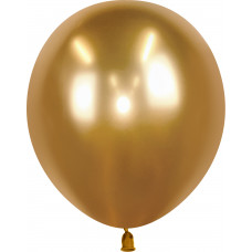 Шар (12''/30 см) Золото (K1/800), хром, 50 шт.